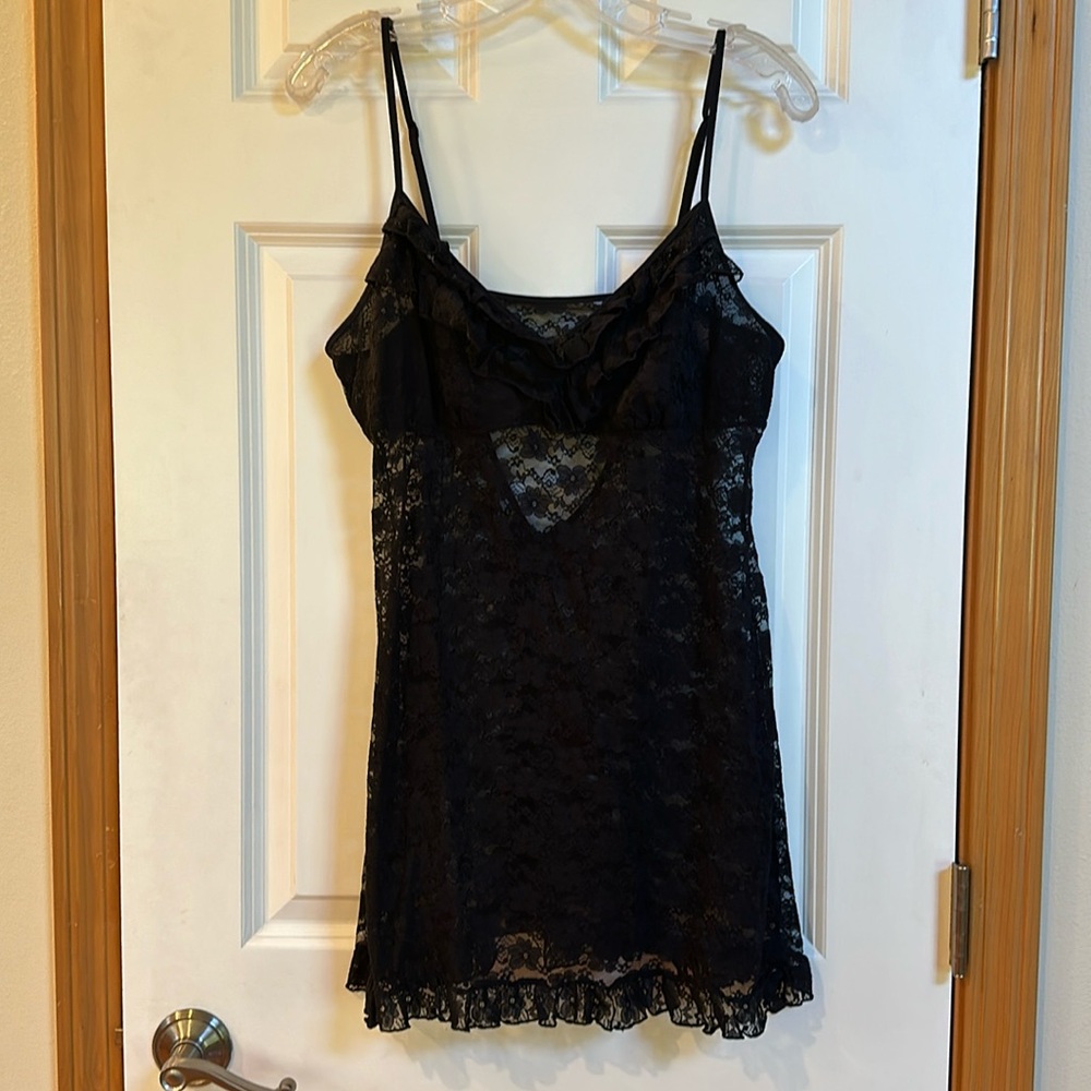 In Bloom sheer lace chemise